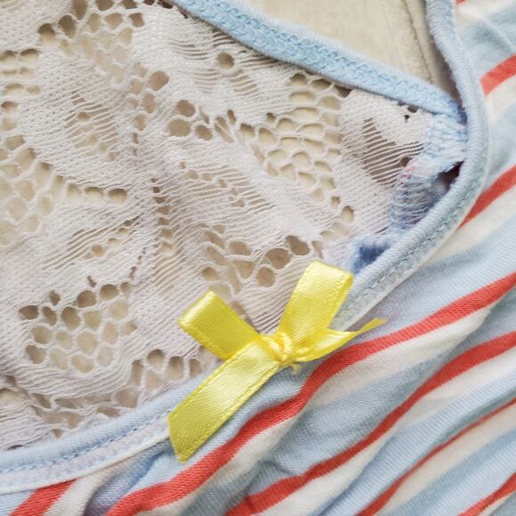 Honeydew Intimates Short Pajamas L Lace Trim Racerback Top Loungewear Soft Comfy - Picture 4 of 10